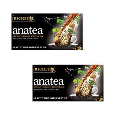 Richfeel Ana Tea - Hair Regrowth, Healthy Heart (50gm Each)