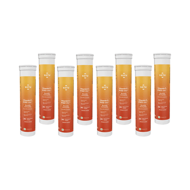 Setu Vitamin C Fizz Effervescent Tablet (20 Each) Orange