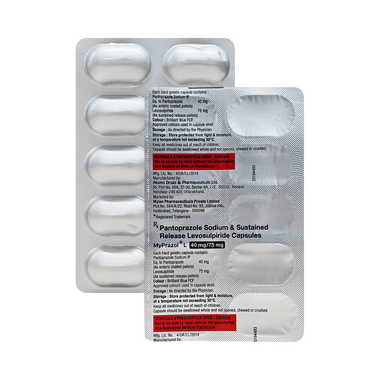 Myprazol L 75mg/40mg Tablet