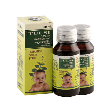 Rhino Tulsi  Plus Paediatric Cough Syrup(60ml Each)