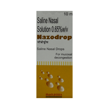 Nazodrop 0.65% Nasal Drops