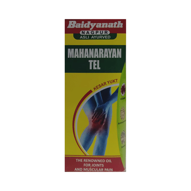 Baidyanath (Nagpur) Mahanarayan Tel Pain Relief Oil | For Joint & Muscular Pain