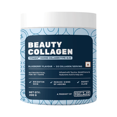 What's Up Wellness Beauty Titagen Marine Collagen Type I & III Blueberry