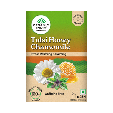 Organic India Tulsi Honey Chamomile Green Tea