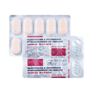 जीप्राइड एम 1 फोर्ट टैबलेट एसआर