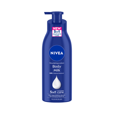 Nivea 5 in 1 Complete Care Nourishing Lotion Body Milk | For Dry to Very Dry Skin