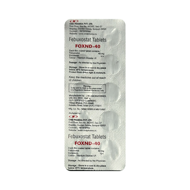 Foxnd 40 Tablet