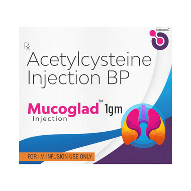 Mucoglad 1gm Injection