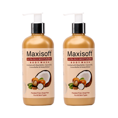 Maxisoft Ultra Rich Moisturizing Body Wash (300ml Each)