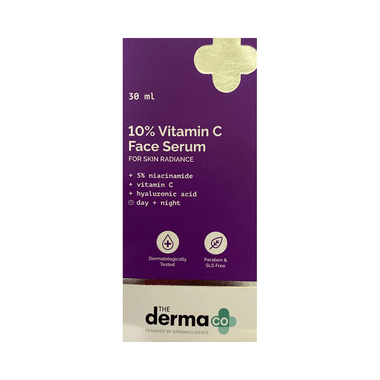 The Derma Co 10% Vitamin C Face Serum with Niacinamide | For Skin Radiance | Brightening Face Care Product