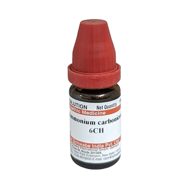 Dr Willmar Schwabe India Ammonium Carbonicum Dilution 6 CH