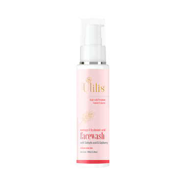 Utilis Moringa & Hyaluronic Acid Face Wash