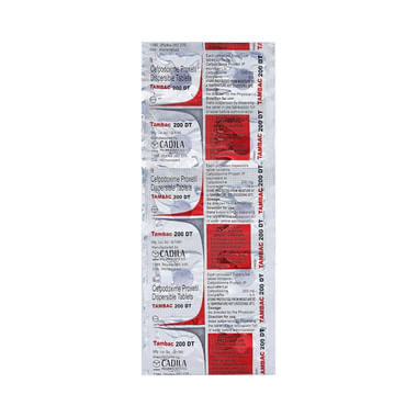 Tambac 200mg Tablet DT