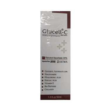 Glu-Cell-C with Ascorbic Acid, Hyaluronic Acid & Vitamin E Serum