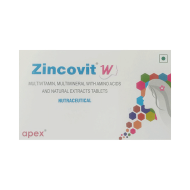 Zincovit W | Multivitamin, Multimineral With Amino Acids And Natural Extracts | Promotes Overall Health