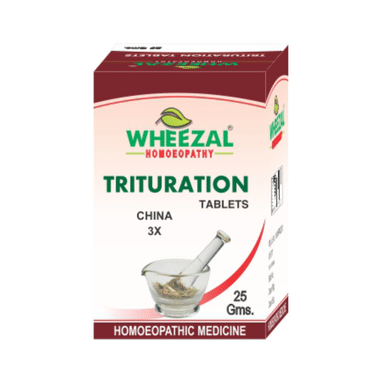 Wheezal China Trituration Tablet 3X