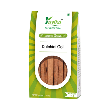 Yuvika Powder Dalchini Gol Powder - Cinnamomum Zeylanicum - Cinnamon Cigaar Powder