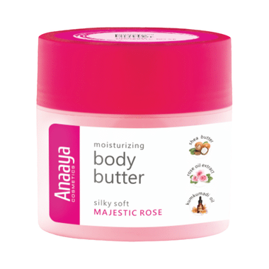 Anaaya Cosmetics Moisturising Body Butter Majestic Rose