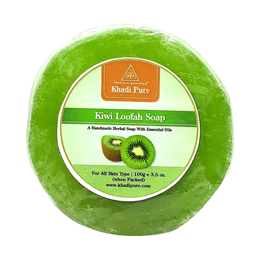 Khadi Pure Kiwi Loofah Soap