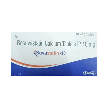 Suvastatin 10mg Tablet