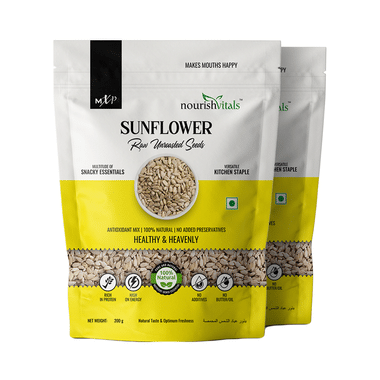 NourishVitals Raw Unroasted Sunflower Seed (200gm Each)