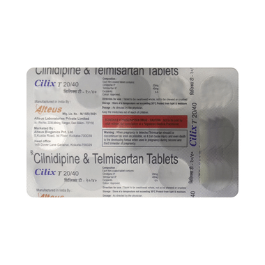 Cilix T 20mg/40mg Tablet