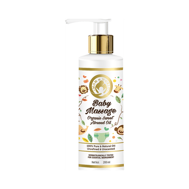 Mom & World Baby Massage Organic Sweet Almond Oil