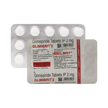 Glimibrit 2mg Tablet