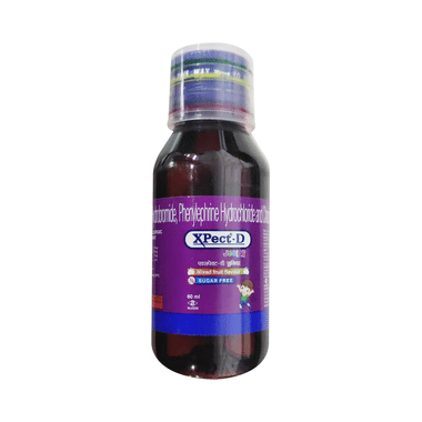 Xpect D Junior Syrup Mixed Fruit Sugar Free