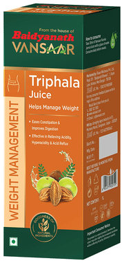 Vansaar Triphala Juice Natural Herbal Laxative