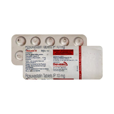 Rosuaid 10mg Tablet