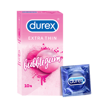 Durex Extra Thin Condom Bubblegum
