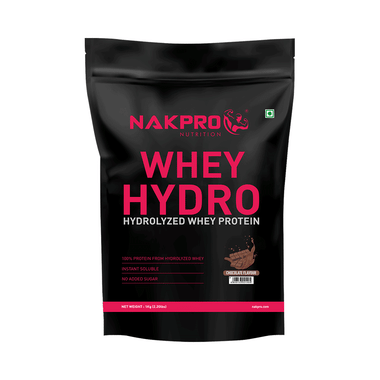 Nakpro Nutrition Whey Hydro Hydrolyzed Whey Protein Powder Chocolate