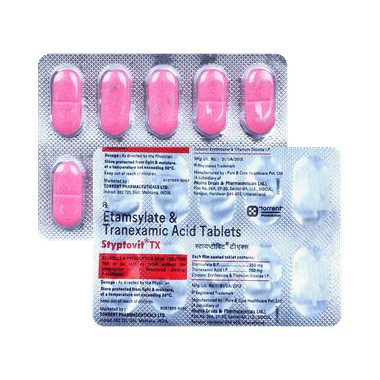 Styptovit TX 250mg/250mg Tablet