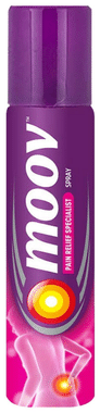 Moov 100% Ayurvedic Pain Relief Spray | For Back Pain, Joint Pain, Knee Pain & Muscle Pain
