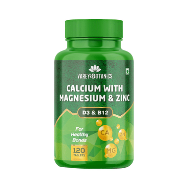 Varey Botanics Calcium with Magnesium & Zinc Tablet