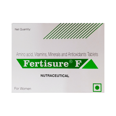 Fertisure F Nutraceutical Tablet With Amino Acids, Vitamins, Minerals & Antioxidants