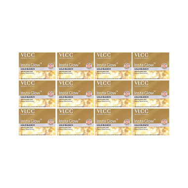 VLCC Insta Glow Gold Bleach (30gm Each)