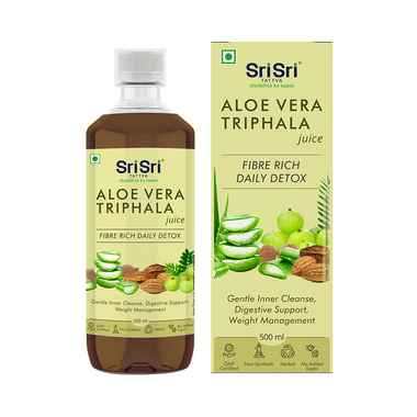 Sri Sri Tattva Aloe Vera Triphala Juice | Eases Constipation & Promotes Digestive Health