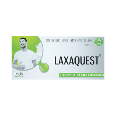LaxaQuest Constipation Relief Tablets (10 Each)