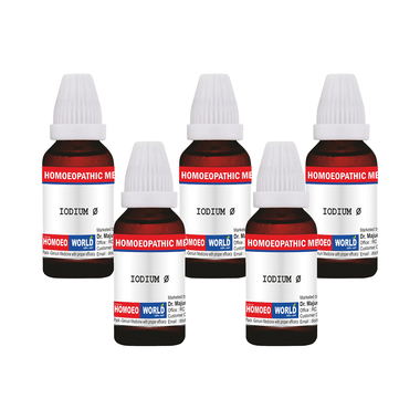 Dr. Majumder Homeo World Iodium Mother Tincture (30ml Each) Q