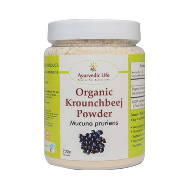 Ayurvedic Life  Organic Krounchbeej Mucuna Pruriens Powder