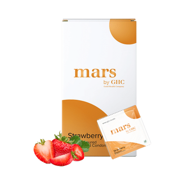 Mars Dotted Condom Strawberry