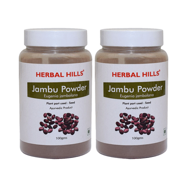 Herbal Hills Jambu Seed Powder Pack Of 2