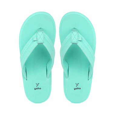Yoho Lifestyle Doctor Ortho Soft Comfortable and Stylish Flip Flop Slippers for Men Sea Green 7