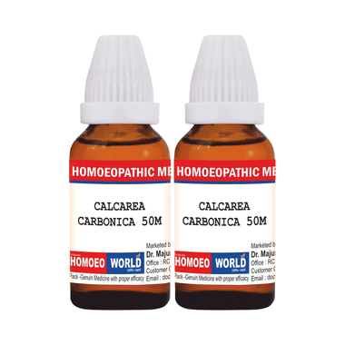 Dr. Majumder Homeo World Calcarea Carbonica Dilution (30ml Each) 50M