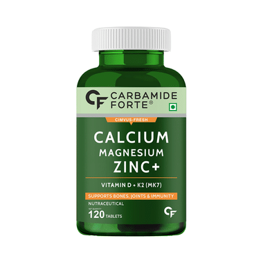 Carbamide Forte Calcium, Magnesium & Zinc + | For Bones, Joints & Immunity | Tablet