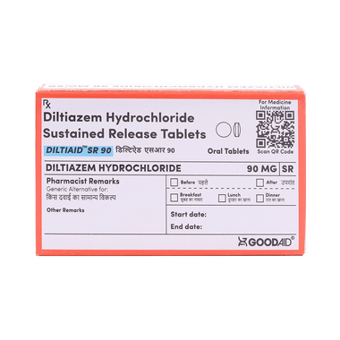 Diltiaid SR 90 Tablet