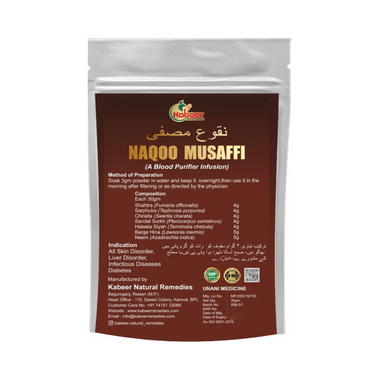 Kabeer Natural Remedies Naqoo Musaffi