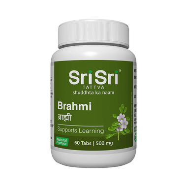 Sri Sri Tattva Brahmi 500mg Tablet | Helps Support Memory & Brain Health